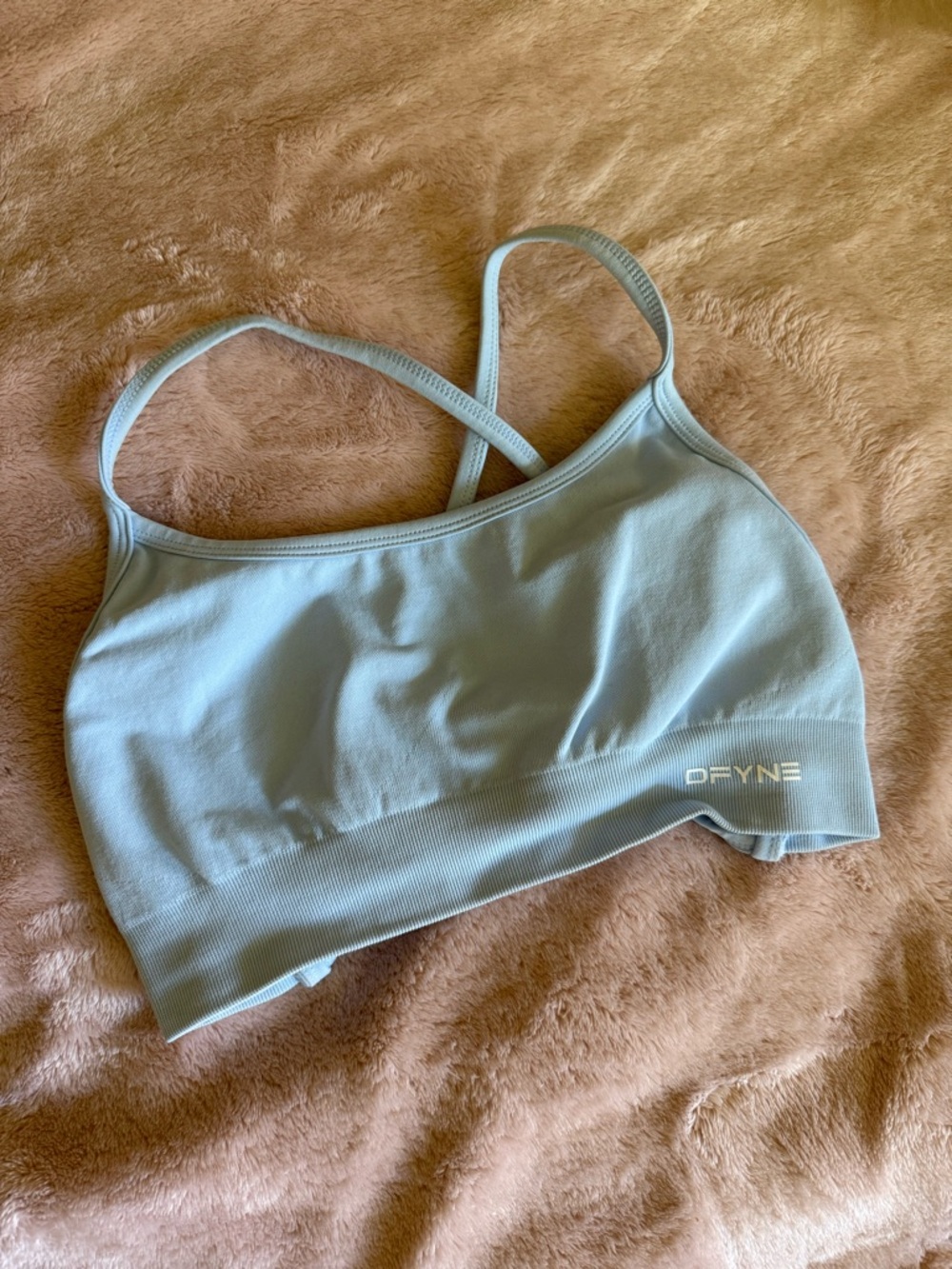 DFYNE Women's sports bra bundle! Pink & Light Blue - Picture 2 of 7